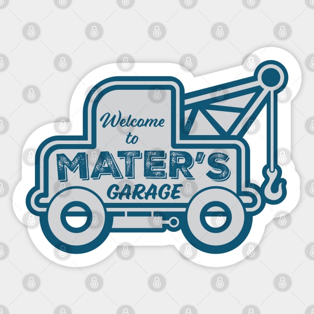 Mater's Garage #1 Sticker by gravelskies